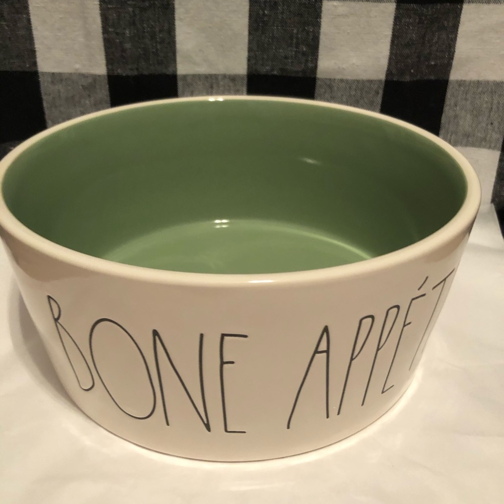Rae Dunn 2 Dog Bowls